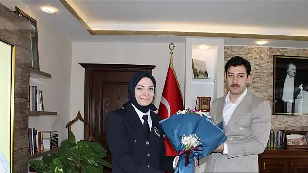 Kale Kaymakamı Aksoy'a Polis Haftası ziyareti