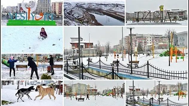 Kar Yağışı, Yeşilyurt'un Doğal Ve Tabiat Zenginliklerini Ön Plana Çıkardı