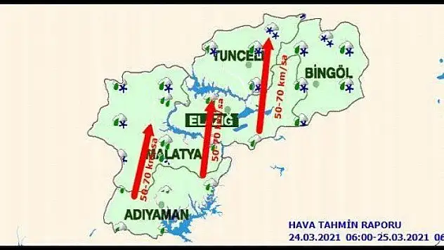 Karla karışık yağmur