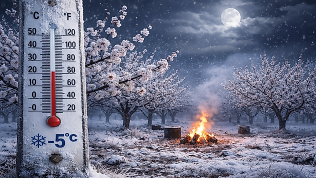 Kayısı Üreticisine Zor Gece: Sıcaklıklar Kritik Seviyeye Düşecek