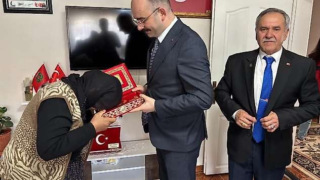 Kaymakam Sungur'dan Şehit Ailesine Anlamlı Ziyaret