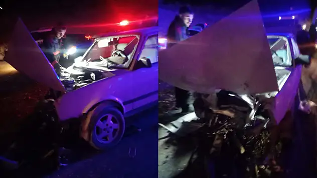 Kendirli Yol Ayrımında Otomobil Kazası: 3 Kişi Hastaneye Kaldırıldı