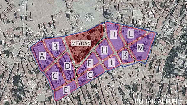 Kentsel dönüşüm başkanlığı Saray Mahallesi planını paylaştı.
