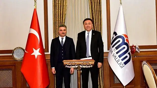 Kırgızistan Büyükelçisi Vali Aydın Baruş'u Ziyaret Etti