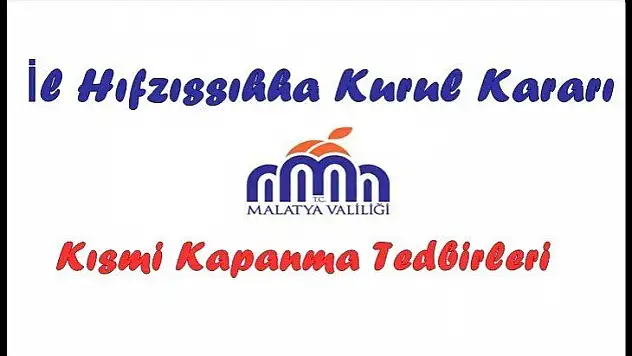 Kısmi Kapanma Tedbirleri