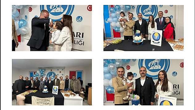Küçük Bozkurt Altay Kağan'ın 1. Yaş Günü Ülkü Ocakları'nda Coşkuyla Kutlandı