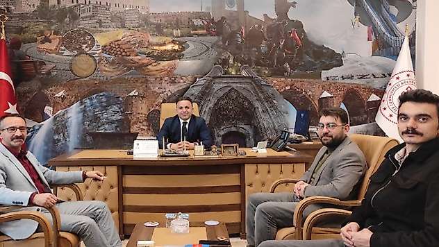 Kültür Müdürü Ahmet Yer, Gazeteciler Basın Birliği Heyetini Ağırladı