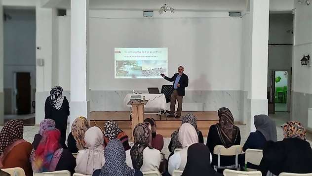Kur'an kurslarında çevre ve israf bilinci seminerleri düzenlendi