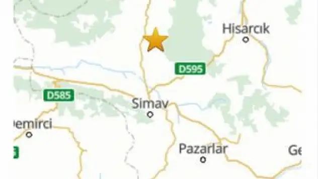 Kütahya Simav'da 5,4 Büyüklüğünde Deprem Meydana Geldi