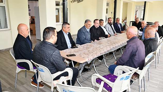 Maginder Başkanı Salih Karademir, Doğanşehir'de Muhtarlar Ve Vatandaşlarla Bir Araya Geldi