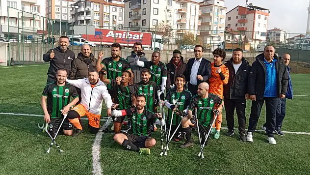 Malatya Ampute Futbol Takımı Şişli Yeditepe'yi 2-1 Mağlup Etti