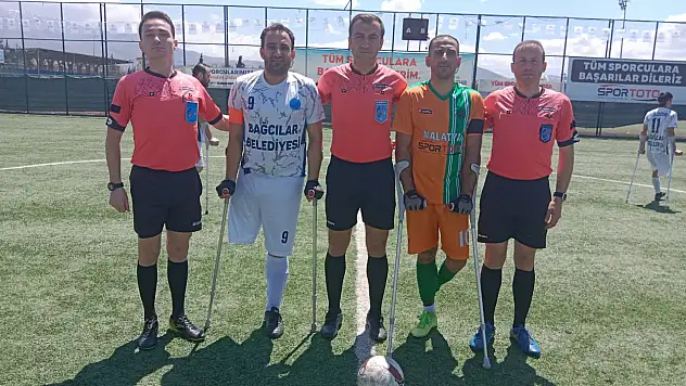 Malatya Büyükşehir Belediye Ampute Futbol Takımı Şampiyonluğu Kutladı