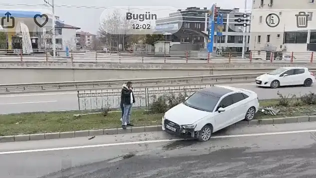 Malatya Çevreyolu'nda Kaza: Araçlar Refüje Savruldu, Yaralanan Yok