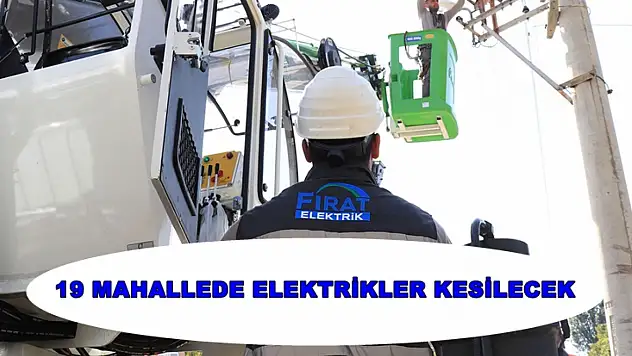 Malatya'da 19 Mahallede Elektrik Kesintisi