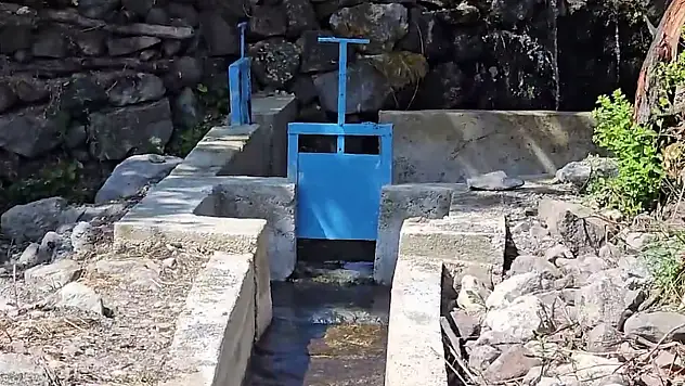 Malatya'da 2 bin 500 metrelik modern sulama kanalı hizmete girdi