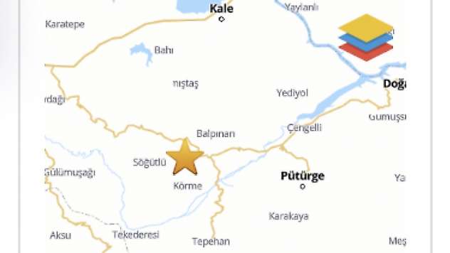 Malatya'da 3,2 Büyüklüğünde Deprem