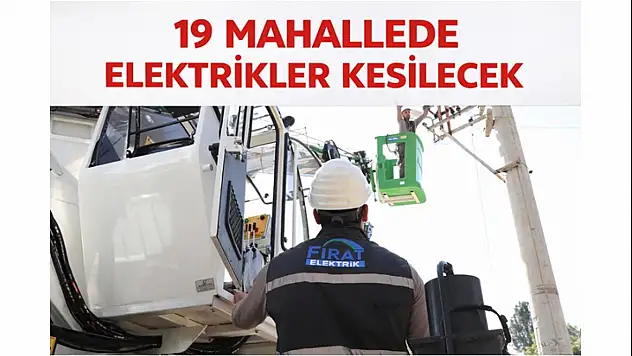 Malatya'da 7 Ocak'ta 19 Mahallede Elektrik Kesintisi