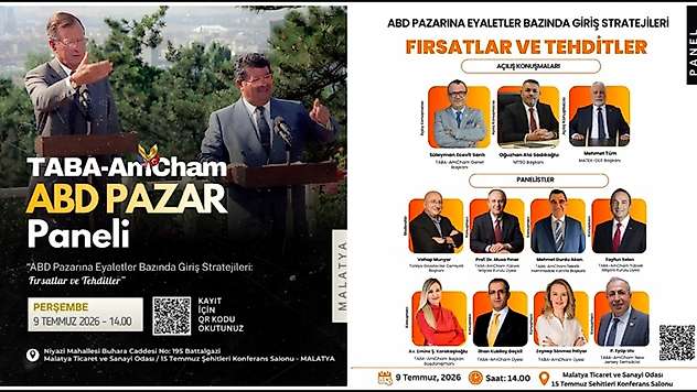 Malatya'da ABD Pazarına Açılan Kapı: İş Dünyası Strateji Panelinde Buluşacak