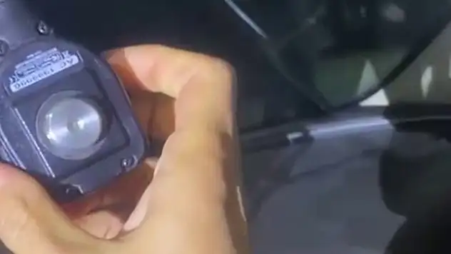 Malatya'da çakarlı araç kullanan sürücüye ceza