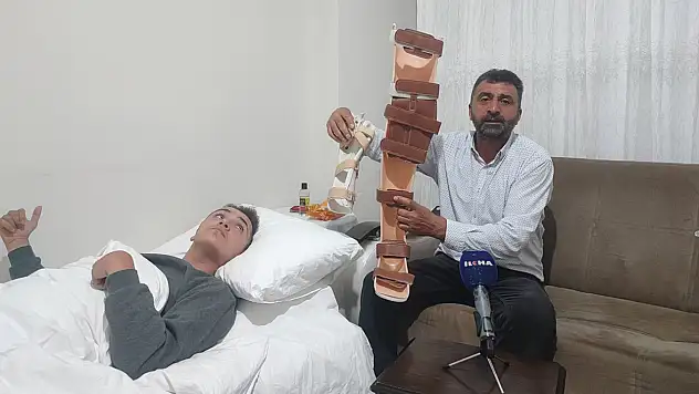 Malatya'da Depremzede Baba, 3 Yıldır Yatalak Oğlunun Tedavisi İçin Mücadele Ediyor