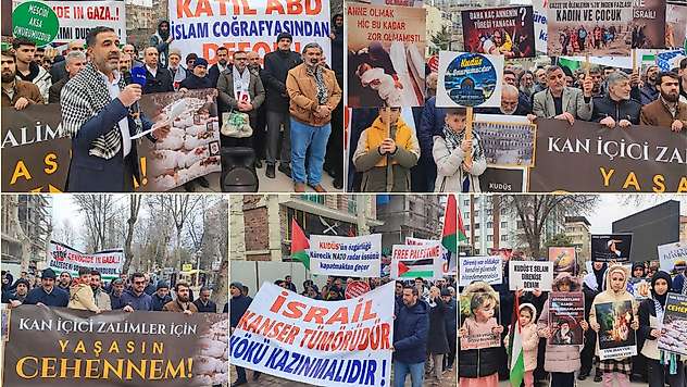 Malatya'da Dünya Kudüs Günü Yürüyüşü: Gazze ve Kudüs'e Dikkat Çekildi