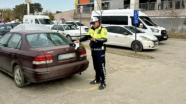 Malatya'da Engelli Park Yerlerine Sıkı Denetim