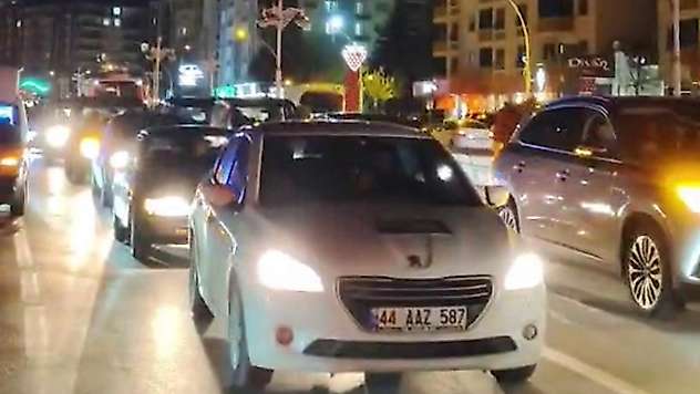 Malatya'da Filistin'e destek konvoyu: 'Zalime dur demek için bir aradayız'