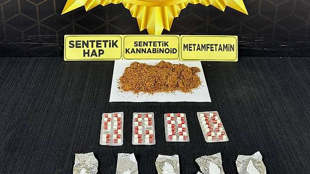 Malatya'da fiziki takipli operasyon: Sentetik uyuşturucu ve silah yakalandı