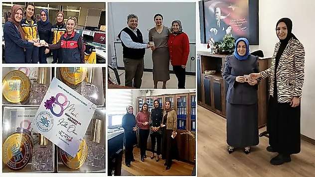 Malatya'da Kadınlar Günü Etkinliği: Emekleri Takdir Edildi