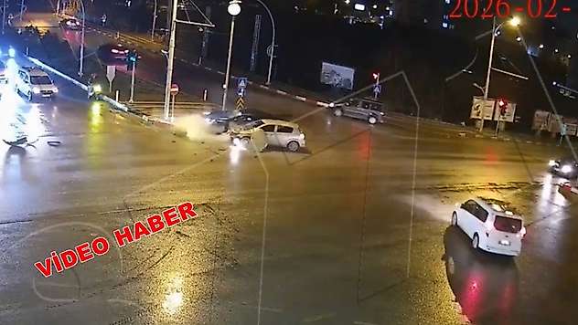Malatya'da KGYS Kameralarına Yansıyan Kazalar Kural İhlallerini Gözler Önüne Serdi