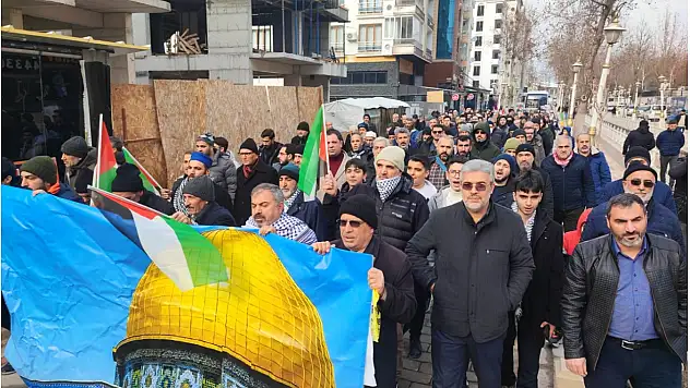 Malatya'da Kudüs ve Filistin İçin Tek Yürek