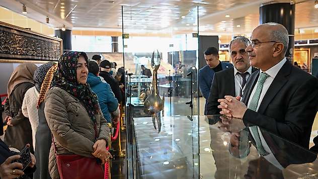 Malatya'da 'Kutsal Emanetler Sergisi'ne Yoğun İlgi