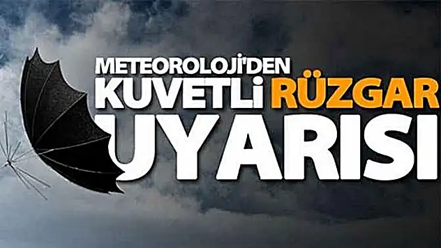 Malatya'da Kuvvetli Rüzgâr Bekleniyor!