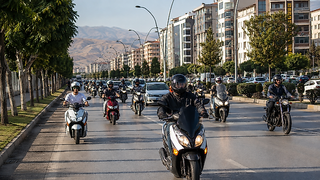 Malatya'da Motosiklet Sayısı 5 Yılda Yüzde 123 Arttı