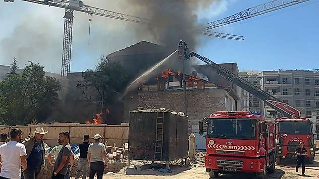 Malatya'da müstakil evde korkutan yangın