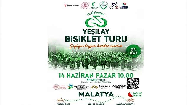 Malatya'da Pedallar Sağlıklı Yaşam İçin Dönecek