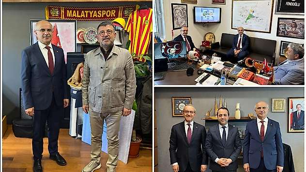 Malatya'da Sanayi ve Kalkınma Gündemi İçin Yoğun Temas Trafiği