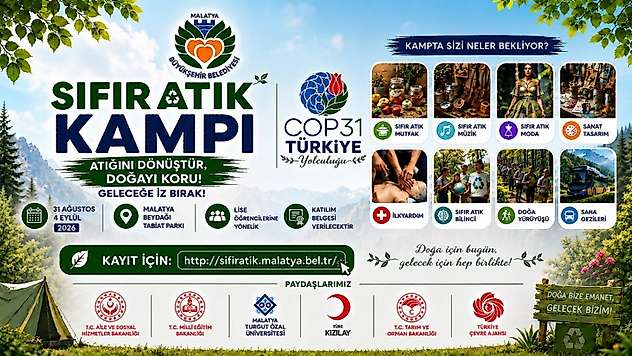 Malatya'da Sıfır Atık Kampı İçin Geri Sayım Başladı