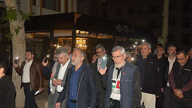 Malatya'da 'Sumud ve Gazze İçin Eylemdeyiz' Yürüyüşü Düzenlendi