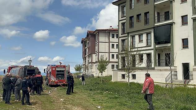 Malatya'da TOKİ Konutlarında Yangın Paniği