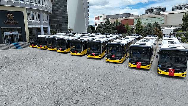 Malatya'da Toplu Ulaşım Güçleniyor: 12 Yeni Körüklü Otobüs Hizmete Girdi