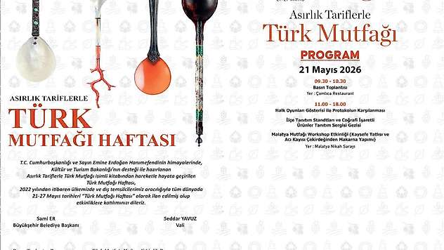 Malatya'da Türk Mutfağı Haftası Coşkusu: 'Bir Sofrada Miras' Etkinlikleri Başlıyor