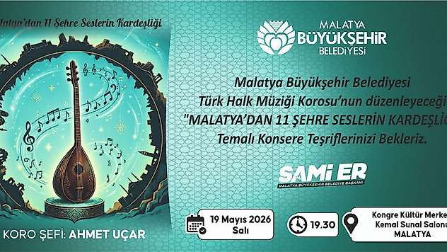 Malatya'da Türkü Gecesi: '11 Şehre Seslerin Kardeşliği' Konseri Düzenleniyor