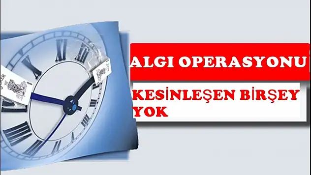 Malatya'da yine algı operasyonları devam ediyor.