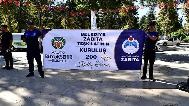 Malatya'da Zabıta Teşkilatının 200.Kuruluş Yıl Dönümü Kutlandı