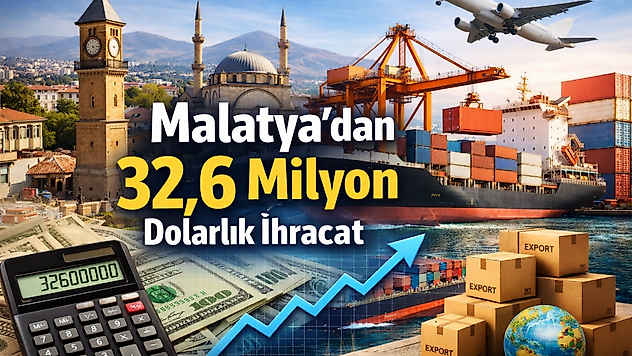 Malatya'dan 32,6 milyon dolarlık ihracat