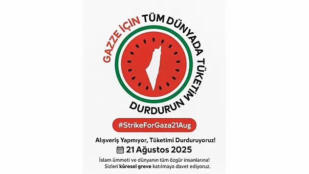 Malatya'dan Gazze İçin Boykota Destek