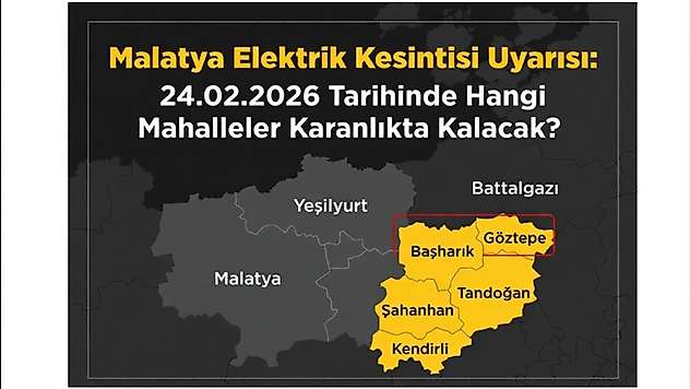 Malatya Elektrik Kesintisi Uyarısı: 24.02.2026 İçin Hangi Mahalleler Karanlıkta Kalacak?