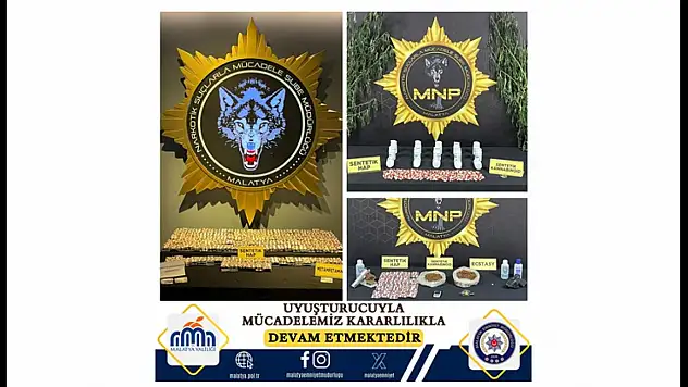 Malatya Emniyetinden Narkotik Operasyonu