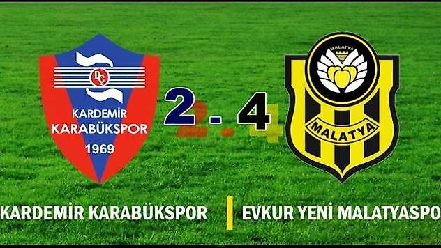 Karabükspor - Yeni Malatyaspor maç sonucu 2-4